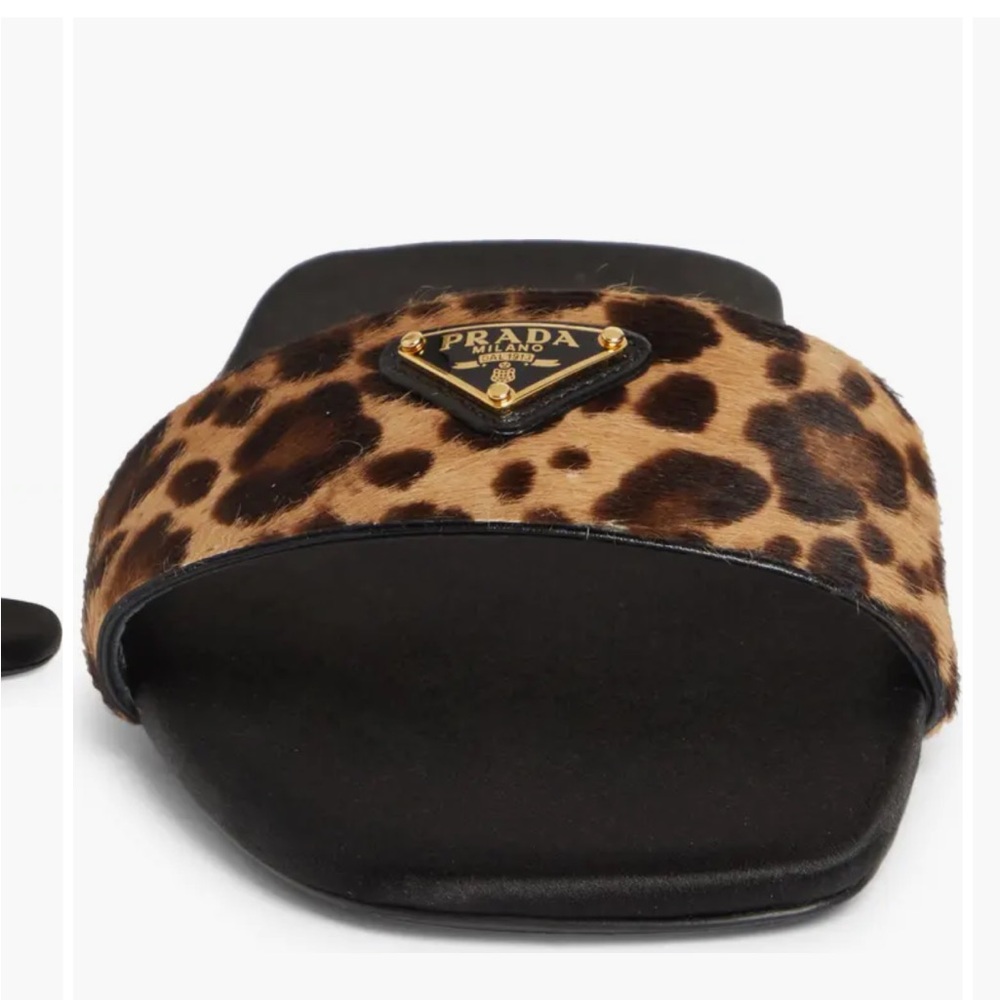 PRADA LEOPARD SANDALS - Picture 2 of 5